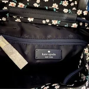 Kate Spade Carley NAVY BLUE FLORAL medium backpack kate spade | Bags | Kate Spade Carley Navy Blue Floral  main image 3